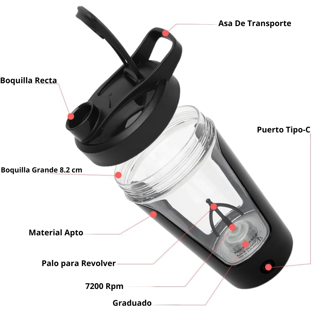 Vaso Mezclador con Carga USB